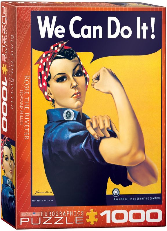 1000 pcs - Rosie the Riveter We Can Do It!