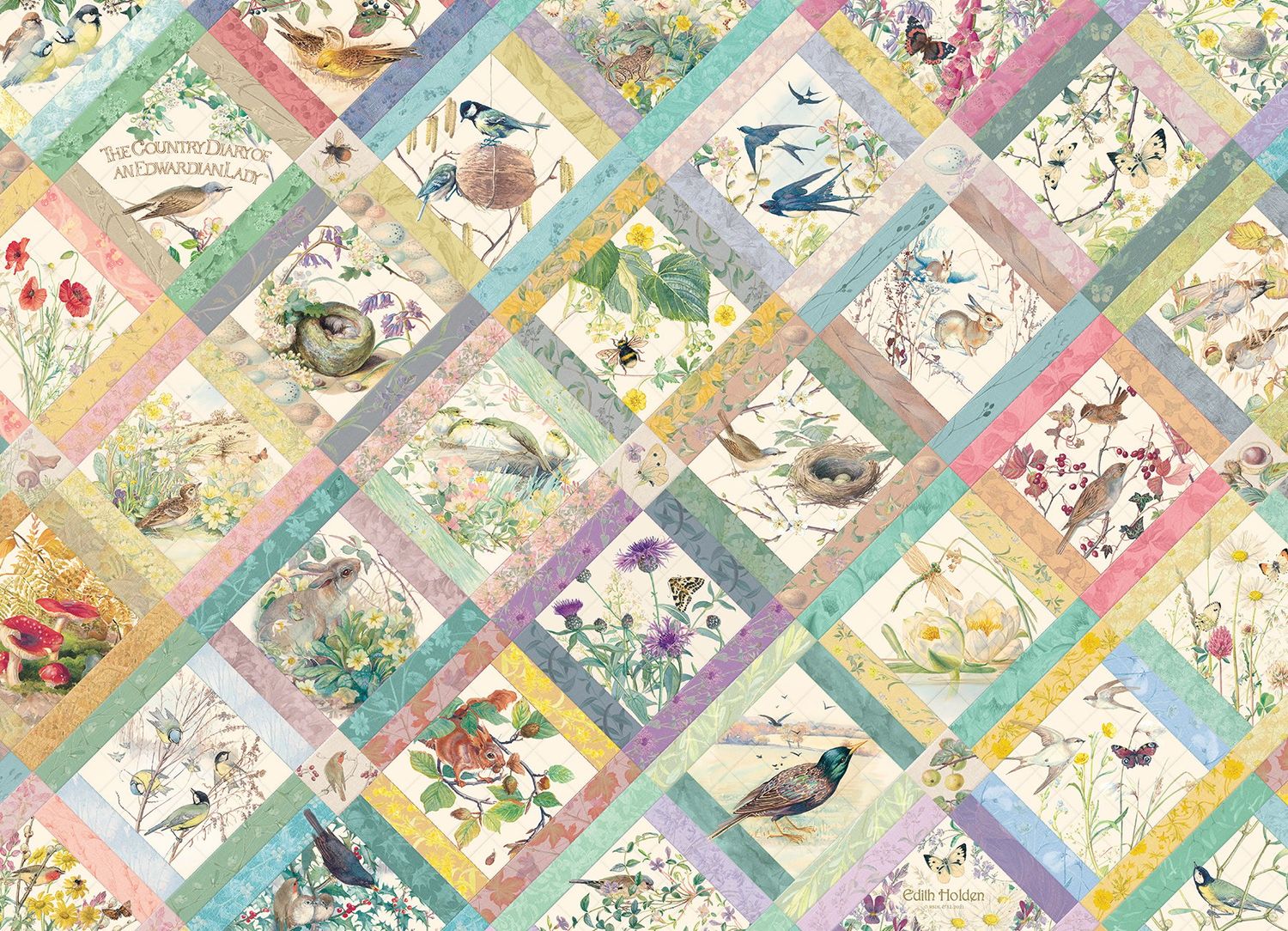 1000 pcs - Country Diary Quilt