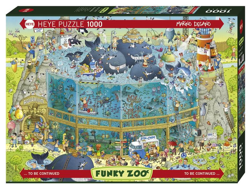 1000 pcs - Funky Zoo: Ocean Habitat (Degano)