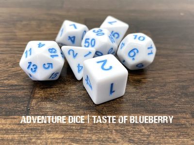 7-Piece RPG Dice Set: Taste of