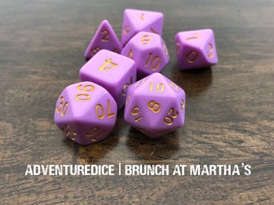 7-Piece RPG Dice Set: People Themed