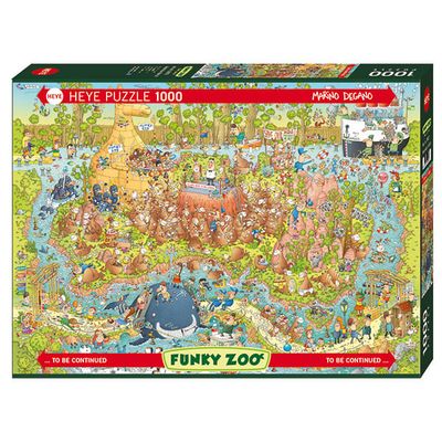 1000 pcs - Funky Zoo: Australian Habitat (Degano)