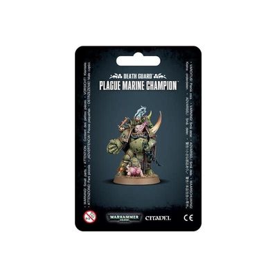 Warhammer 40K: Chaos Space Marines (Death Guard) - Plague Marine Champion
