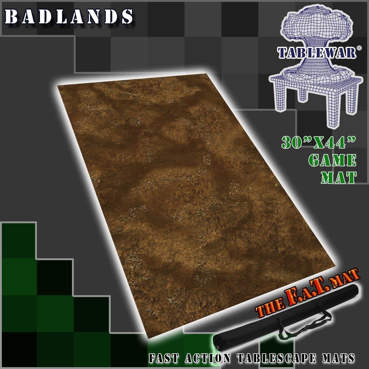 Playmat - F.A.T. Mats (Fatmats): 44&quot; x 30&quot; Badlands