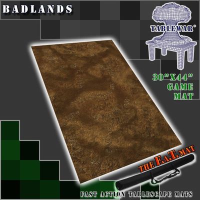 Playmat - F.A.T. Mats (Fatmats): 44&quot; x 30&quot; Badlands