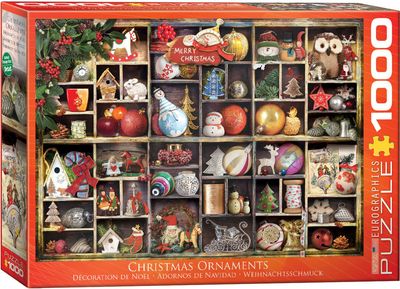 1000 pcs - Christmas Ornaments (Eurographics)