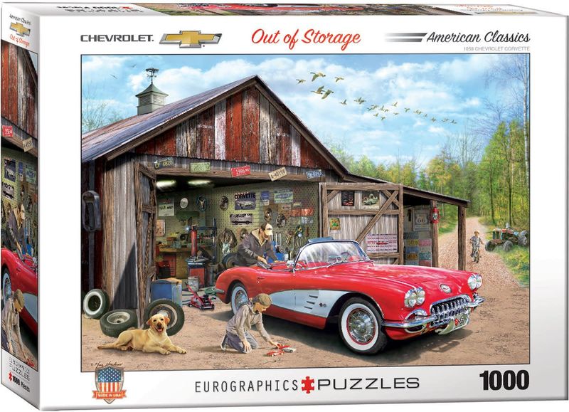 1000 pcs - Out of Storage, 1959 Corvette