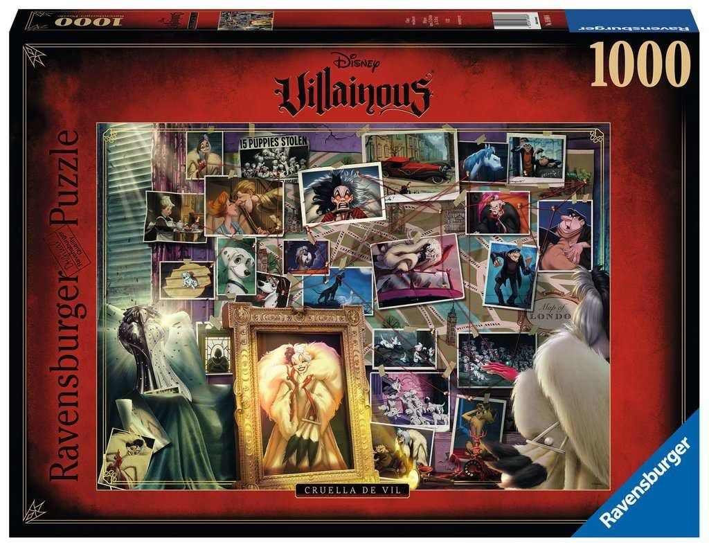 1000 pcs - Disney Villainous: Cruella de Vil