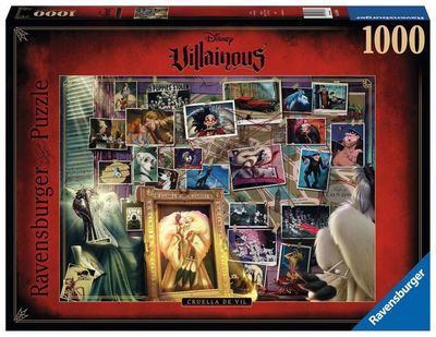 1000 pcs - Disney Villainous: Cruella de Vil