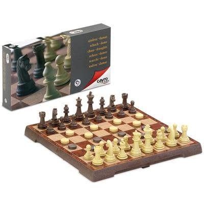 Chess &amp; Draught Set 12&quot; - Magnetic