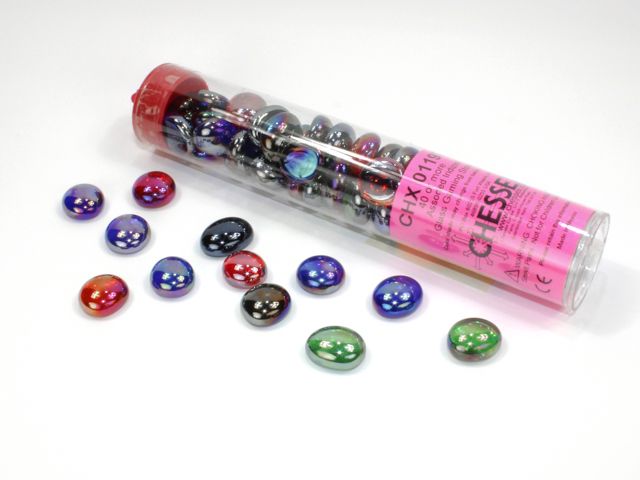 Tube of Glass Counters Specialty