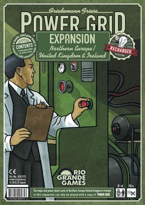 Power Grid: Northern Europe/United Kingdom &amp; Ireland  Recharged Expansion