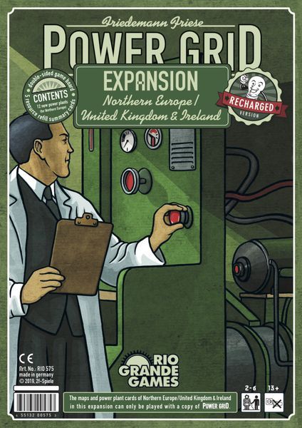 Power Grid: Northern Europe/United Kingdom &amp; Ireland  Recharged Expansion