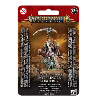 Warhammer Age of Sigmar: Maggotkin of Nurgle - Rotbringer Sorcerer
