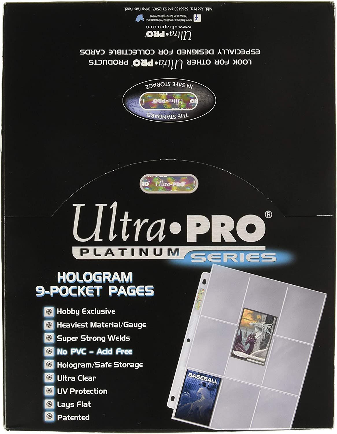 9-Pocket Pages - 100/pk - Clear (Platinum Series)