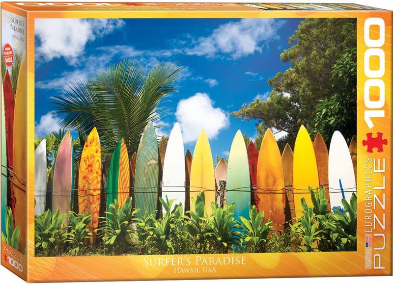 1000 pcs - Surfer&#39;s Paradise, Hawaii