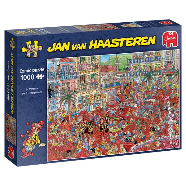 1000 pcs - Jan van Haasteren: La Tomatina