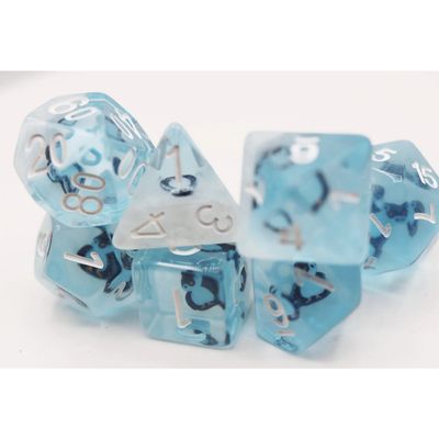7-Piece RPG Dice Set: Interior Design (Birds)