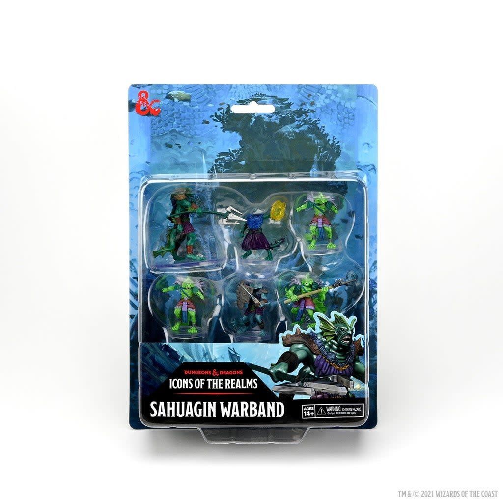 D&amp;D Icons of the Realms: Sahuagin Warband Premium Painted Miniature Pack