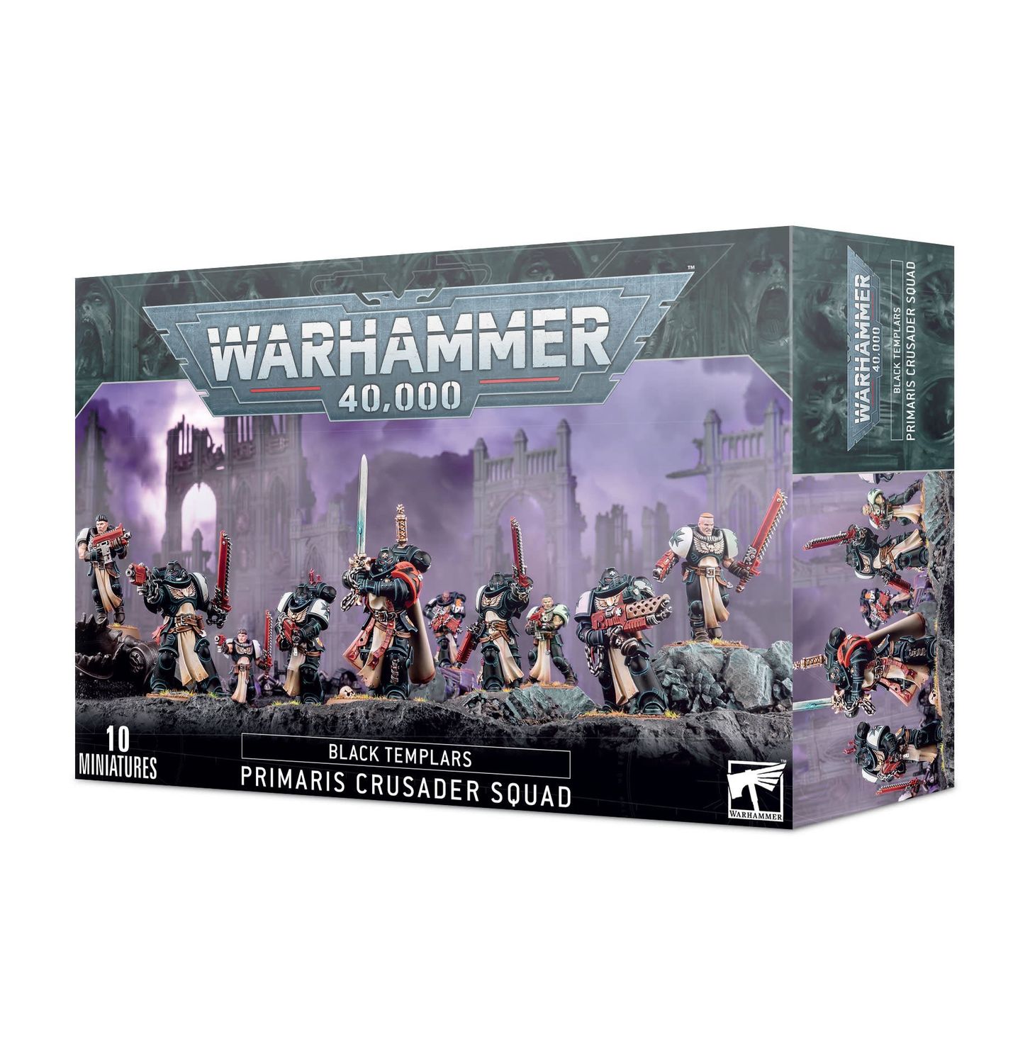 Warhammer 40K: Space Marines (Black Templars) - Primaris Crusader Squad