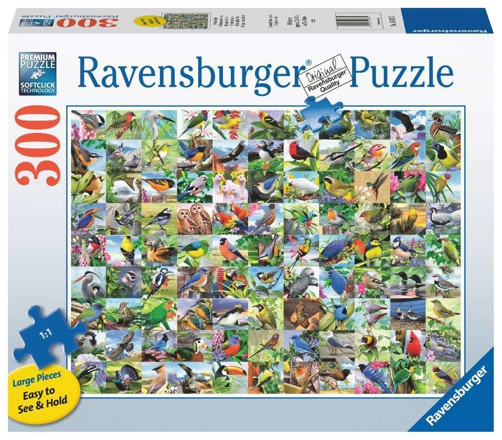 300 pcs - 99 Delightful Birds (Large Piece Format)
