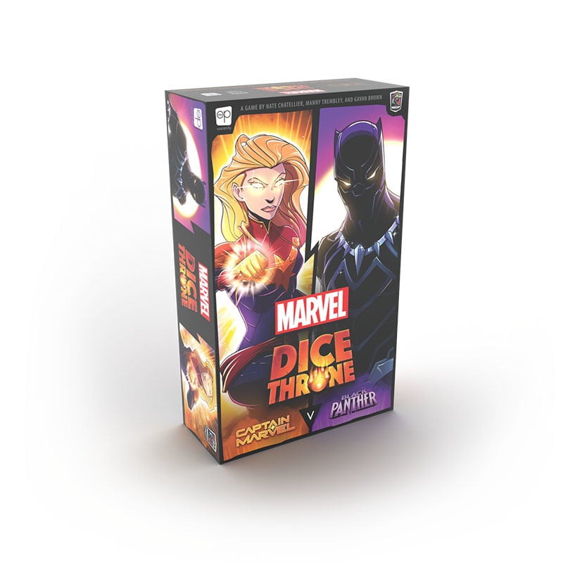 Marvel Dice Throne – Boîte 4 Héros (Scarlet Witch, Thor, Loki, Spider-Man) – Jeu De Dés Compétitif 2-4 Joueurs – En Anglais