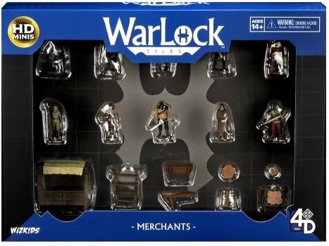 Warlock Tiles: Dungeon Dressings - Merchants