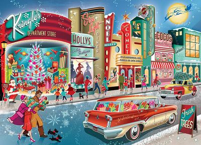 1000 pcs - Vintage Main Street