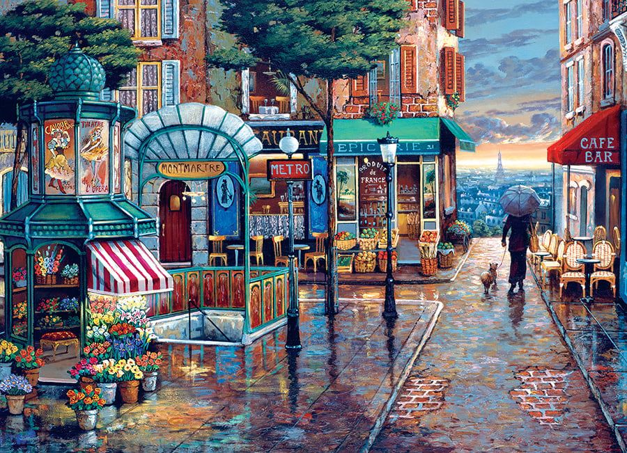 1000 pcs - Rainy Day Stroll