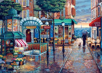 1000 pcs - Rainy Day Stroll