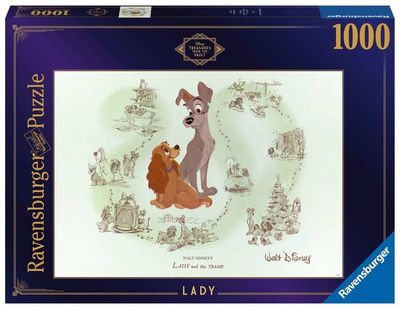 1000 pcs - Disney Vault: Lady