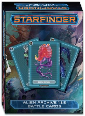 Starfinder RPG: Alien Archive 1 &amp; 2 Battle Cards