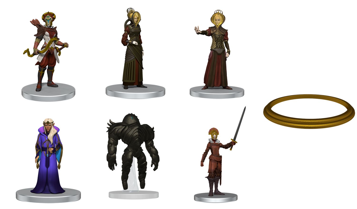 D&amp;D Icons of the Realms: Showdown Setting - Temple of the Light Premium Painted Miniature Set