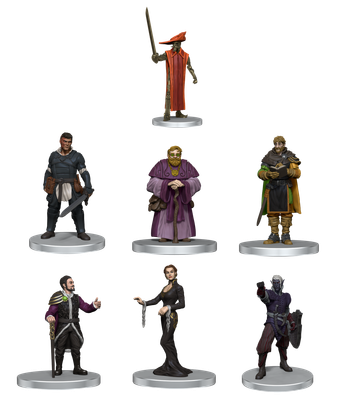 D&amp;D Icons of the Realms: Waterdeep - Dragon Heist Collection Box 2 Premium Painted Miniature Set