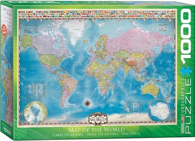 1000 pcs - Map of the World