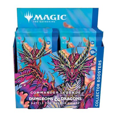 Magic the Gathering TCG Commander Legends: Battle For Baldur&#39;s Gate Collector&#39;s Booster Box
