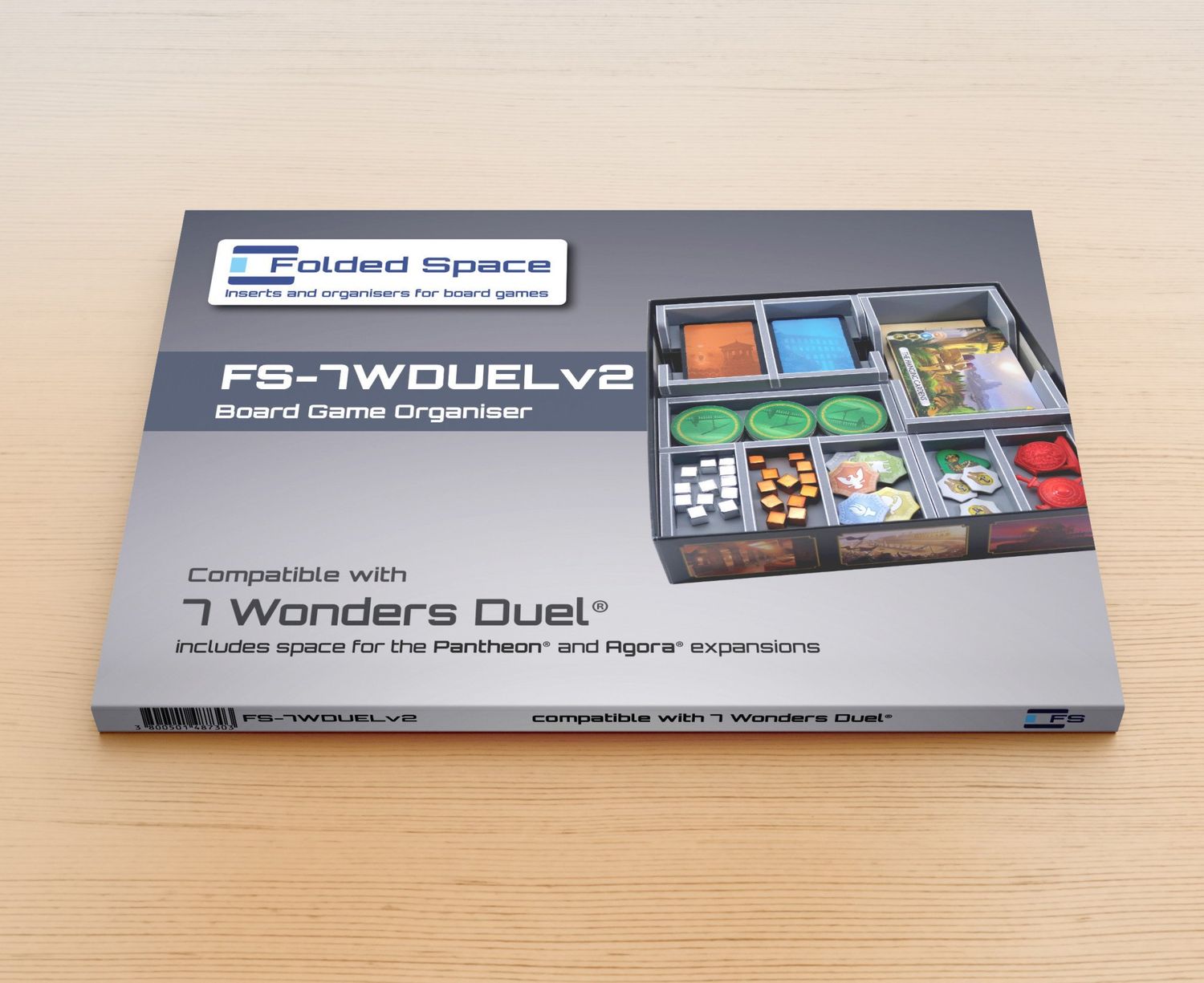 Insert for 7 (Seven) Wonders Duel