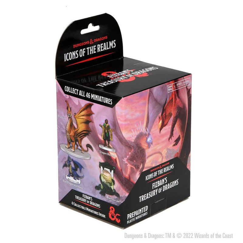 D&amp;D  Icons of the Realms: Miniature Booster Huge - Fizban&#39;s Treasury
