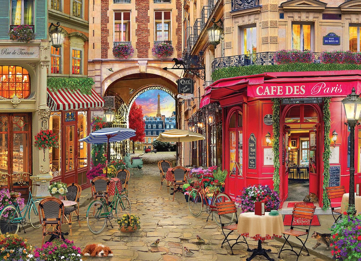 500 pcs - Cafe des Paris