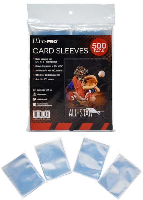 Sleeves - 2 5/8&quot; x 3 5/8&quot; - Ultra-Pro - 500/pk (Penny Sleeves, Standard CCG)