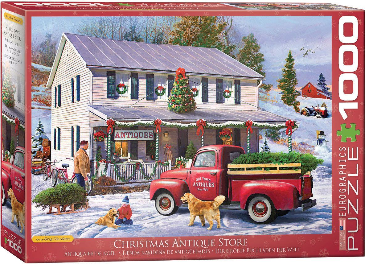 1000 pcs - Christmas Antique Store