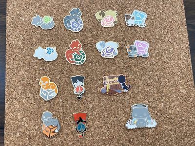 Dice Cats: Enamel Pin