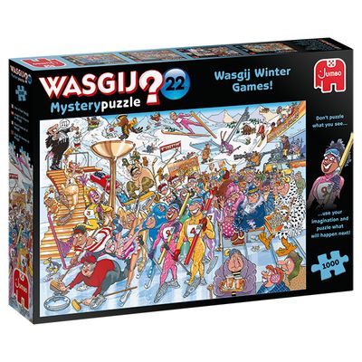 1000 pcs - WASGIJ Mystery: #22, Wasgij Winter Games!