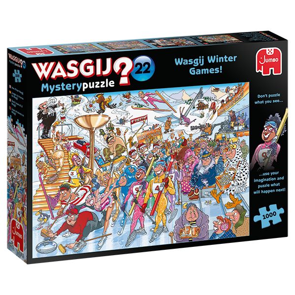 1000 pcs - WASGIJ Mystery: #22, Wasgij Winter Games!