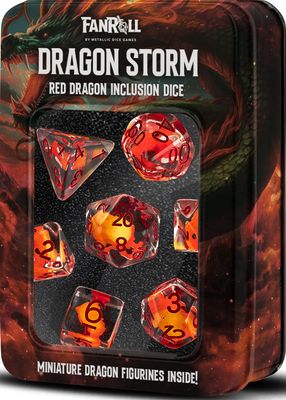 7-Piece RPG Dice Set: Interior Design (Dragon) -