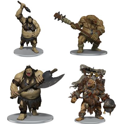 D&amp;D Icons of the Realms: Ogre Warband Premium Painted Miniature Pack