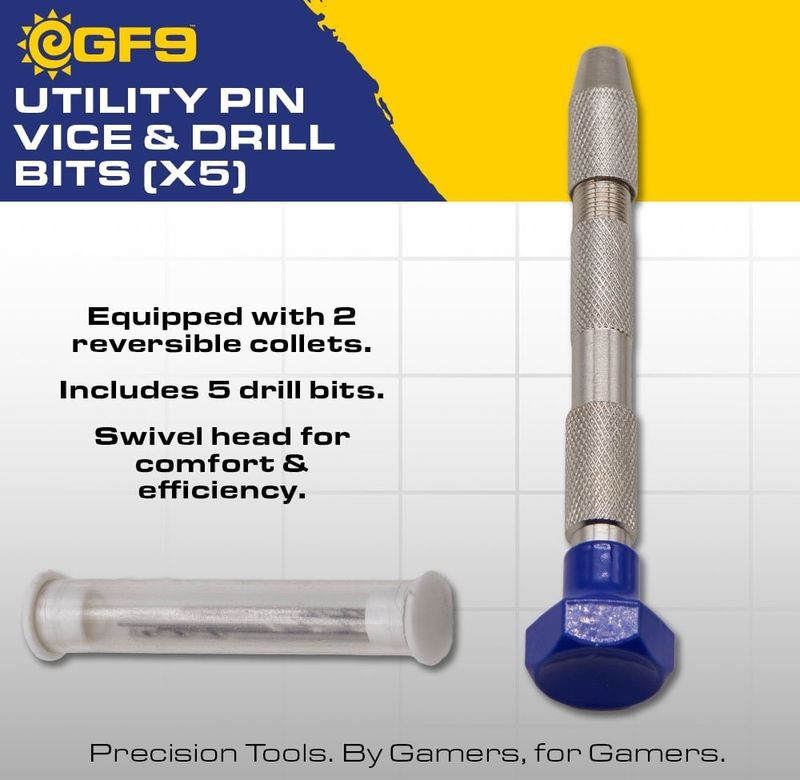Gale Force Nine: Utility Pin Vice &amp; Drill Bits