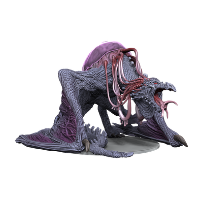 D&amp;D Icons of the Realms: Fizban&#39;s Treasury - Elder Brain Dragon Premium Painted Miniature