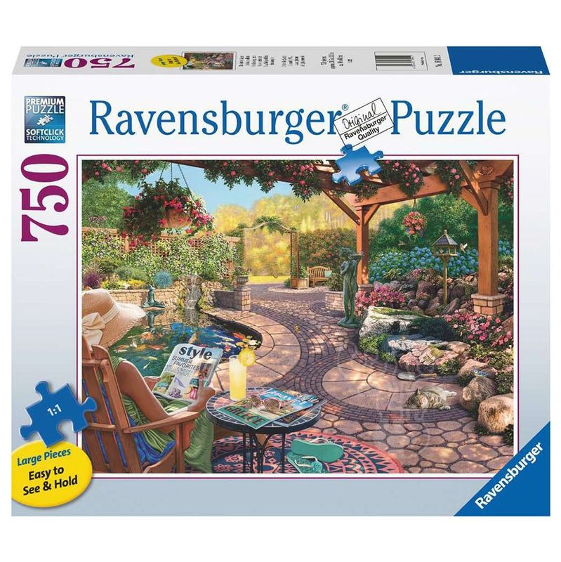 750 pcs - Cozy Backyard Bliss (Large Piece Format)