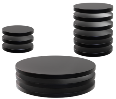 Pathfinder Deep Cuts Miniatures: Black Bases - Assorted (12)